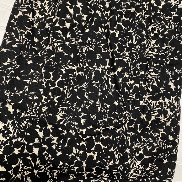 Ann Taylor Black & White Thin Strap Spring Dress - Picture 3 of 8